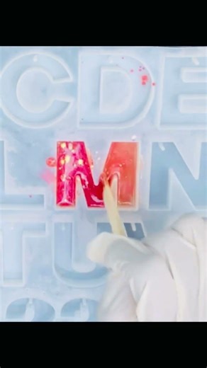 Simple Handmade Resin Keytag