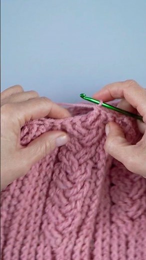 Simple crochet cable hat! Miarti🧶