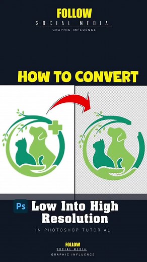 Convert Low Resolution Logo to High Resolution Vector in Photoshop