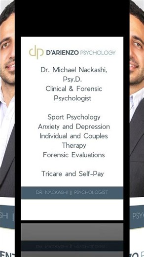 Dr. Michael Nackashi, Clinical and Forensic Psychologist