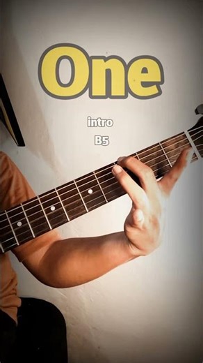 one by metallica guitar tutorial