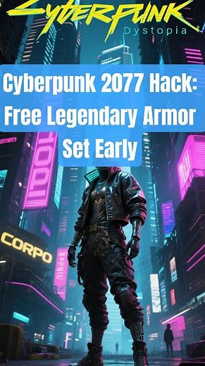 Cyberpunk 2077 Hack: Free Legendary Armor Set Early