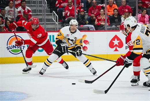 Line Combinations: Red Wings vs. Penguins
