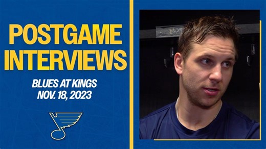 Nov. 18: Postgame interviews