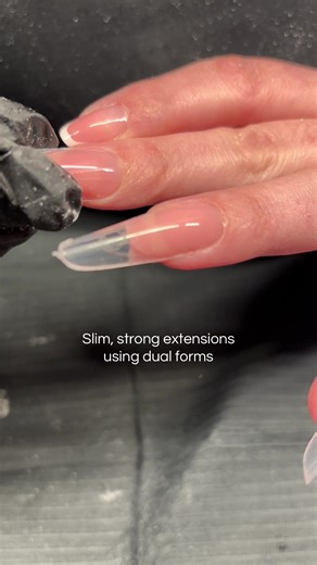 Perfecting Dual Form Nail Application Techniques