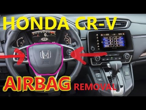 How To remove AIRBAG on 2018 2019 2017 2016 Honda CRV