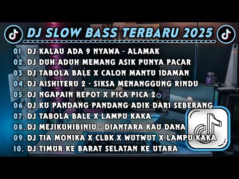 DJ SLOWBASS TERBARU 2025 || DJ KALAU ADA 9 NYAWA - ALAMAK || DJ DUH ADUH MEMANG ASIK PUNYA PACAR