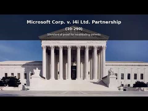 10-290 - Microsoft Corp. v. i4i Ltd. Partnership - Supreme Court case