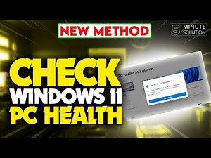How to check Windows 11 PC Health 2024
