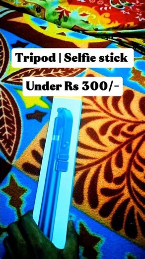 Selfie Stick + Tripod Stand Under ₹ 300 | Extendable 5ft with Flash & Bluetooth Remote #tripod