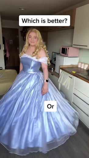 Which do you prefer? #sewing #ballgowns #cinderella #sleepingbeauty #aurora