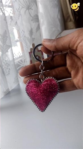 DIY key chain with foam sheet | Palette Bee #diy #keychain