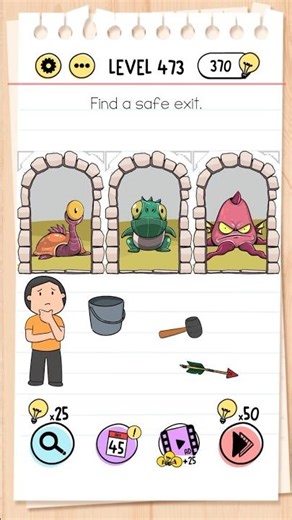 Brain test level 473 #braintestsolution #games #mobilegame #gaming #braintest #trickypuzzles