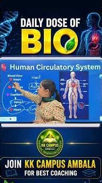 Human Circulatory System Explained 🫀 | Heart, Arteries, Veins & Capillaries | Biology |