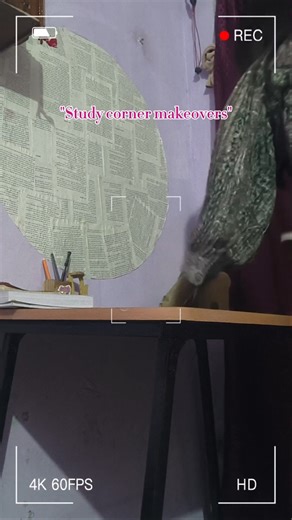 Aesthetic study table makeover 💫 stay tuned 4 part 2#makeover#study room #motivation#study#yt#shorts