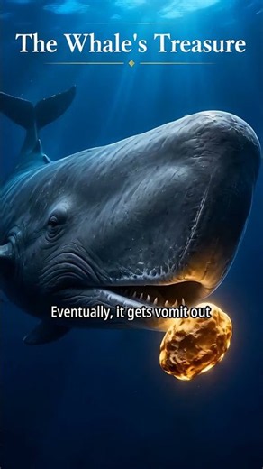 Why Is Whale Vomit Worth So Much? 🐋💰 #sciencefacts #nature