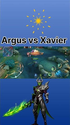 Argus vs Xavier| one Stop attack| mpbb #viral #shorts #viralvideo #mobilelegends #gaming #reels