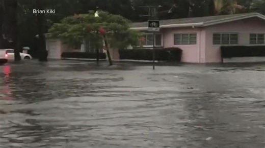 Flash flooding in Miami