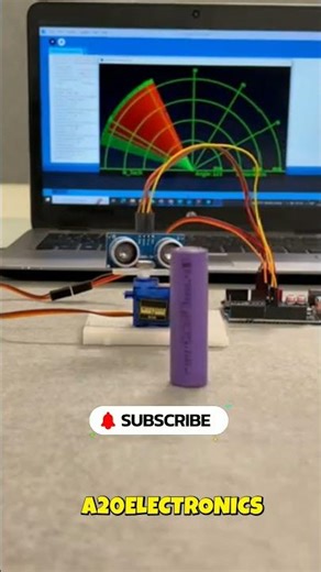 Dye Sonar System Using Altrasonic Sensor 🔥😱📈#viral #electronic