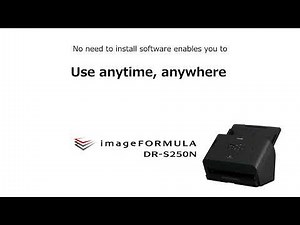 imageFORMULA DR-S250N - CaptureOnTouch Lite Web