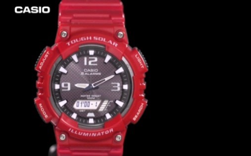 卡西欧AQ-S810太阳能手表操作说明