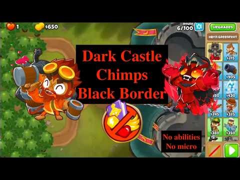 Dark Castle Chimps – Safe Black Border Guide (No Abilities, No Micro)