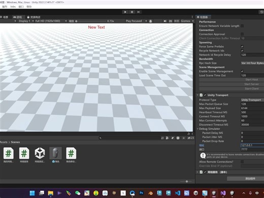 Netcode for GameObjects部署服务器设置
