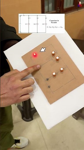 capacitance in series and parallel | physics class 12 #physics #class12 #shorts