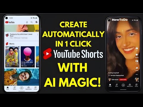Create YouTube Shorts Automatically in 1 Click | AI Magic! | HowToDo