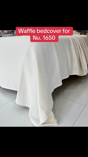 Transform your bedroom into a cozy haven with our luxurious waffle bedcover #wafflebedspread #white #bedspread #bedcover #bedroomdecor #bedandbathbhutan #bedandbath #jurutrader #homelinen #fypviraltiktok🖤シ゚☆♡ #fypage #viral #bhutan #bhutanesetiktoker #bhutanesetiktoker