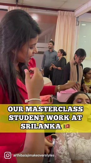 1.6K views | Our Masterclass Student work at #srilanka ❤️ Soon in #Jaffna 拾 Dates will be announced shortly For bridal makeup / course ☎️ 9500076778#makeupartist #makeup #mastermakeup #makeuptutorial #reelsinstagram | Arthi Balaji Makeover Styles at Pearls Beauty Lounge & Bridal Makeup Studio | Facebook