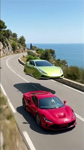 This Car Started Flying Next to Traffic…