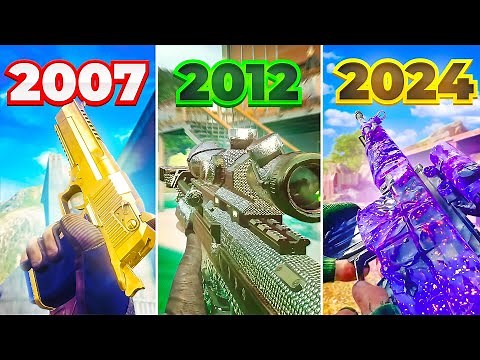 The ENTIRE HISTORY of MASTERY CAMOS in Call of Duty