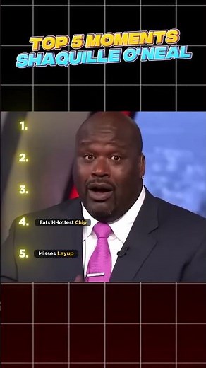 Top 5 Funniest Shaquille O’Neal Moments