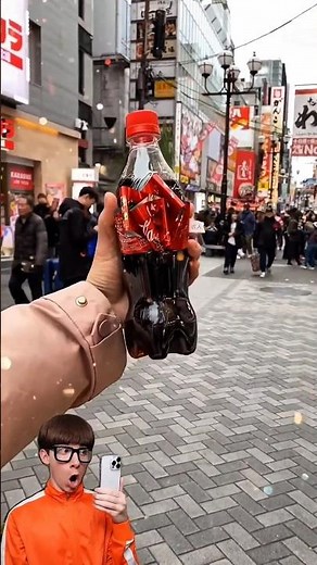 Soda Bottle Ribbon #shorts #soda #magic