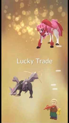 Pokémon Shiny Kyurem🧊 ↔️ Shiny Zamazenta🛡️ Lucky 🍀 Trade on PokémonGo finally the best trade? 🤝