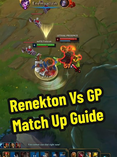 Renekton vs Gangplank Match Up Guide in League of Legends