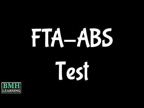 Fluorescent Treponemal Antibody Absorption Test | FTA-ABS Test |