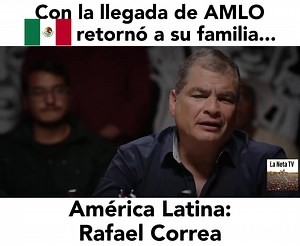 6.2K views · 484 reactions | La llegada de AMLO a la presidencia de México dio la pauta del regreso de nuestro país a la Patria Grande; América Latina. El progresismo vive un segunda auge y eso es bueno, aseguró el expresidente de Ecuador Rafael Correa. | La Neta TV | Facebook