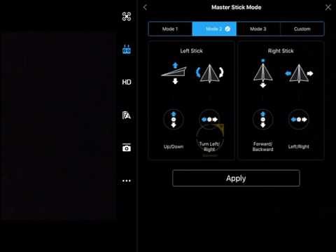 DJI Phantom 3 Advanced and Professional remote control settings