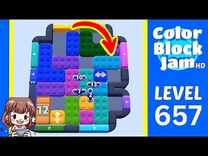 Color Block Jam Level 657 Solution Walkthrough