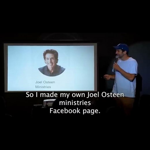 Convincing people that Joel Osteen charges for prayer requests