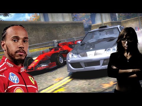 LEWIS HAMILTON VS KAZE | FERRARI F1 VS MERCEDES CLK500 | NEED FOR SPEED MOST WANTED