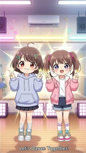 Let’s Dance Together! ✨ Cute Anime K-Pop Dance for Kids #animedance