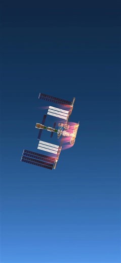 SFS ISS DE-ORBIT🛰️ #sfs #spaceflightsimulator #sfshorts #sfsstation