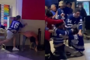 Toronto Maple Leafs Fans Get Into Massive Brawl With Each Other After Game 7 Loss (VIDEO)
