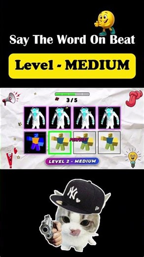 Say The Word On Beat 21 | Level - MEDIUM #SayTheWordOnBeat