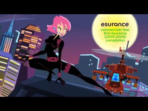 Esurance Commercials feat. Erin Esurance (Compilation) (2004-2009) (HD)