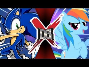 Sonic VS Rainbow Dash (Sonic the Hedgehog VS My Little Pony) | DBX Fan Trailer