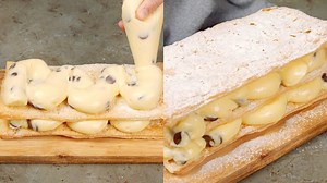 Creamy Mille-Feuille (Napoleon Dessert): the Easiest Recipe for a Creamy and Crunchy Dessert!